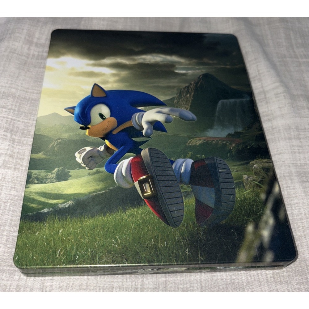 Sonic Frontiers Steelbook Case ONLY Game Not Included Metal SEGA GameStop Rare